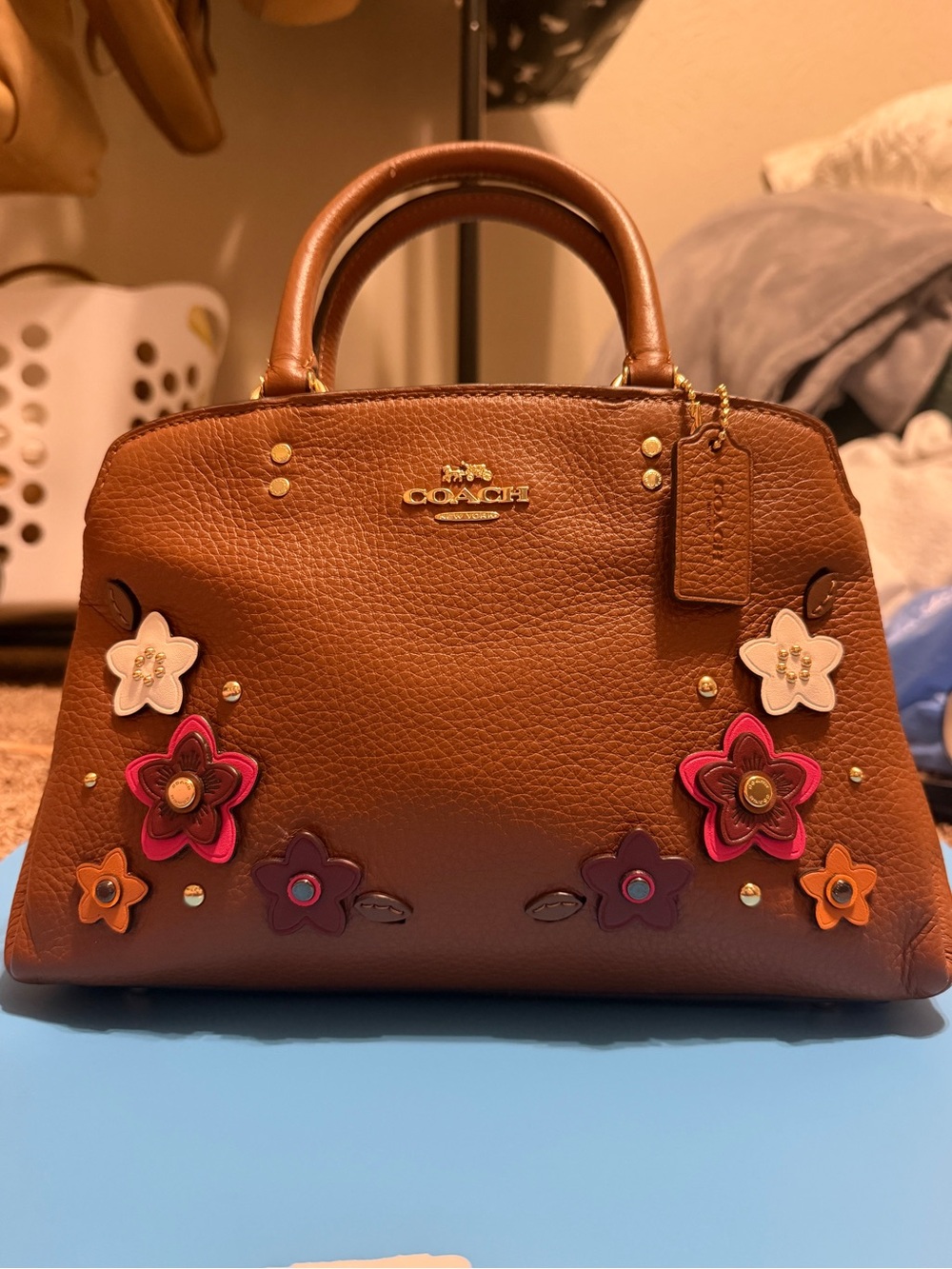 Coach Mini Lilli With Daisy Flower Applicaes